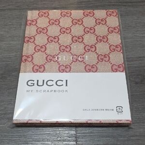 RARE GUCCI Red GG Monogram Scrapbook